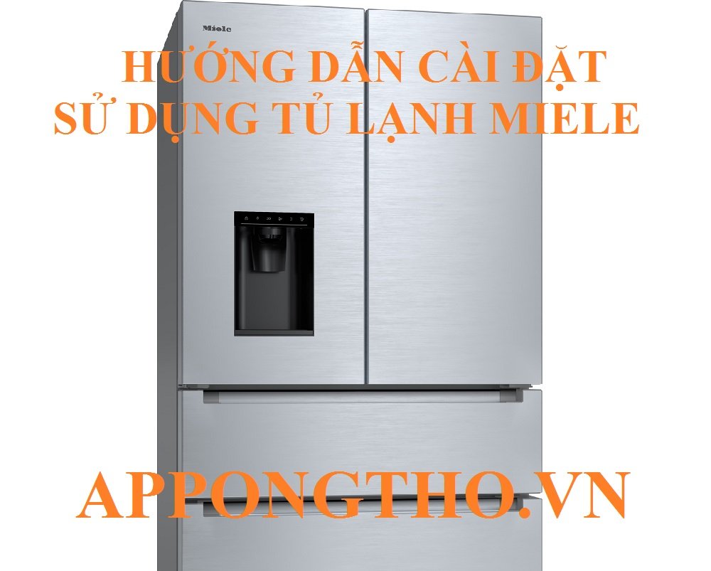 1. Cách Bật / tắt tủ (On/Off) trên tủ lạnh Miele