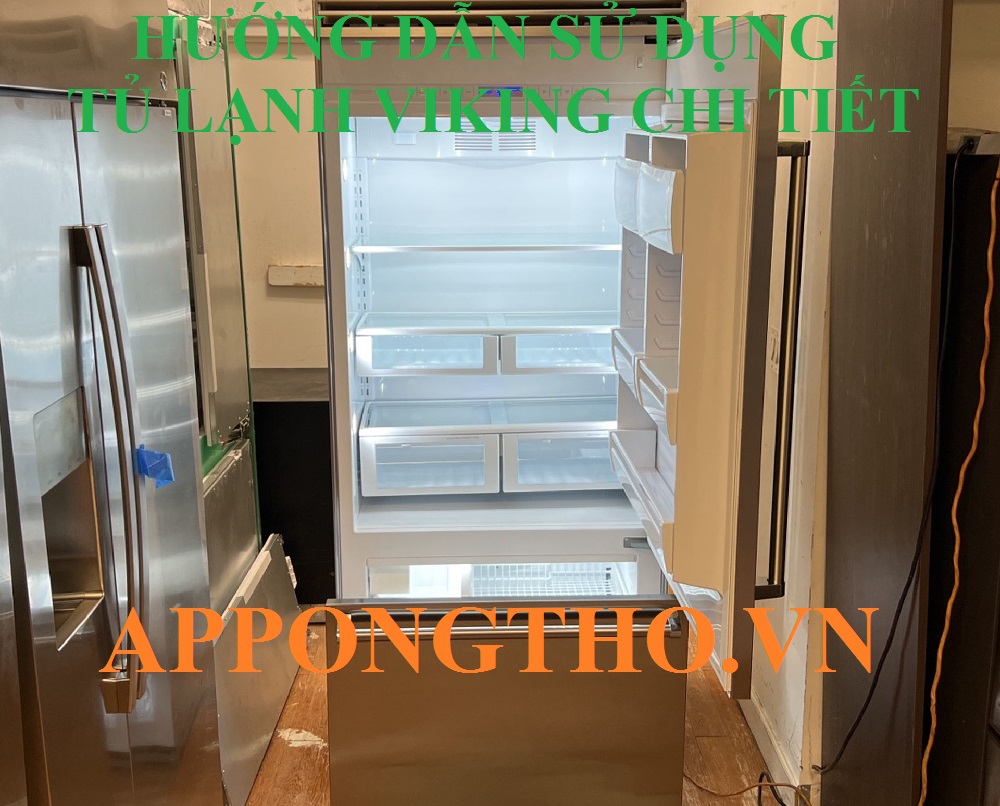 1️⃣6️⃣ Cài đặt cách Tiết kiệm điện (Energy Saver) tủ lạnh Viking