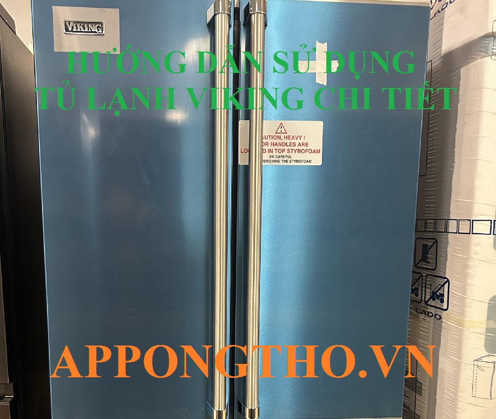 6️⃣ Cài đặt Đi vắng, tiết kiệm điện (Vacation) tủ lạnh Viking