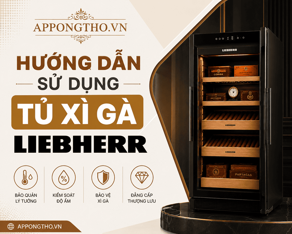 8 Sự cố thường gặp khi bảo quản xì gà trên tủ Liebherr