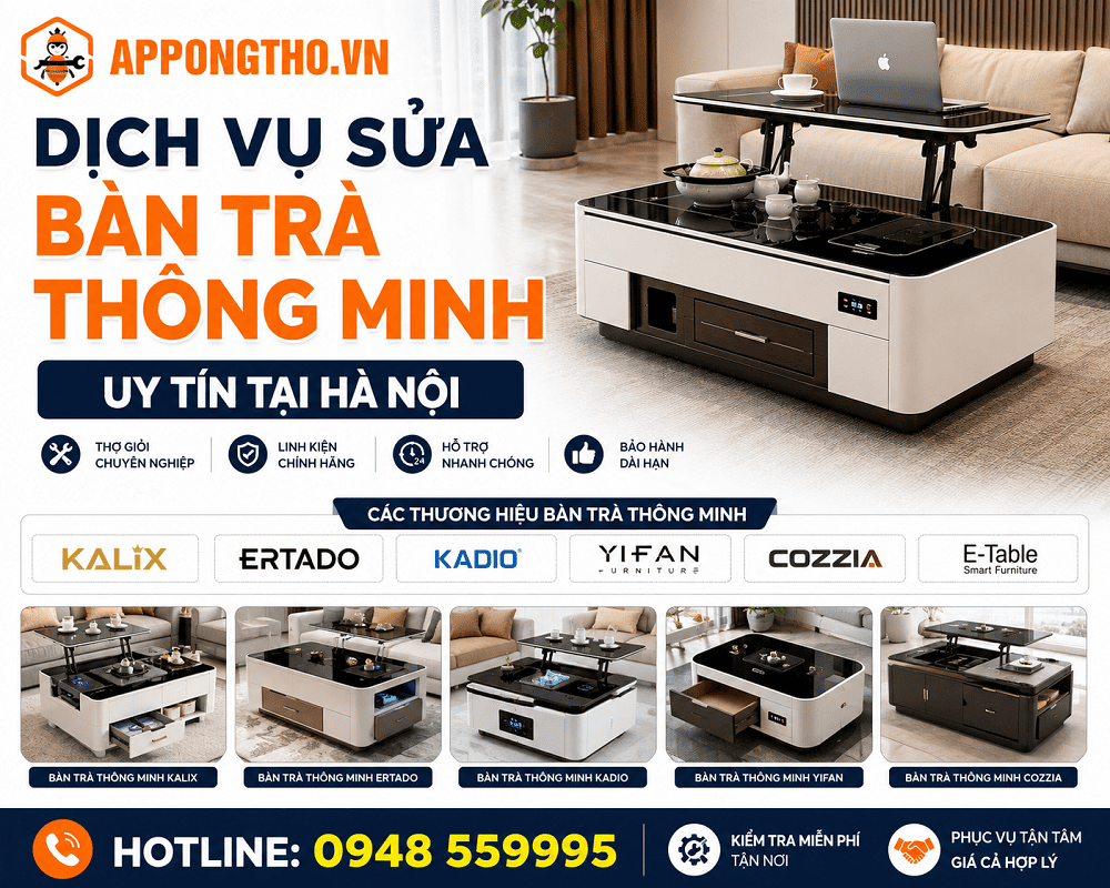 Sửa chữa bàn trà thông minh là gì?