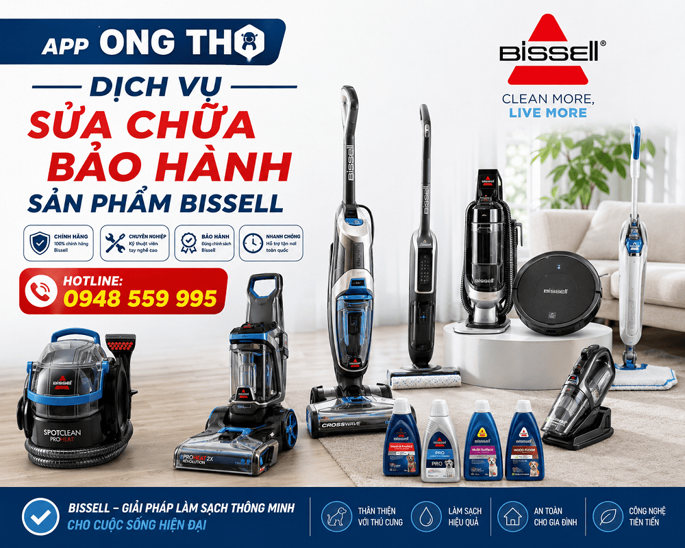 Sửa chữa bảo hành sản phẩm Bissell là gì?