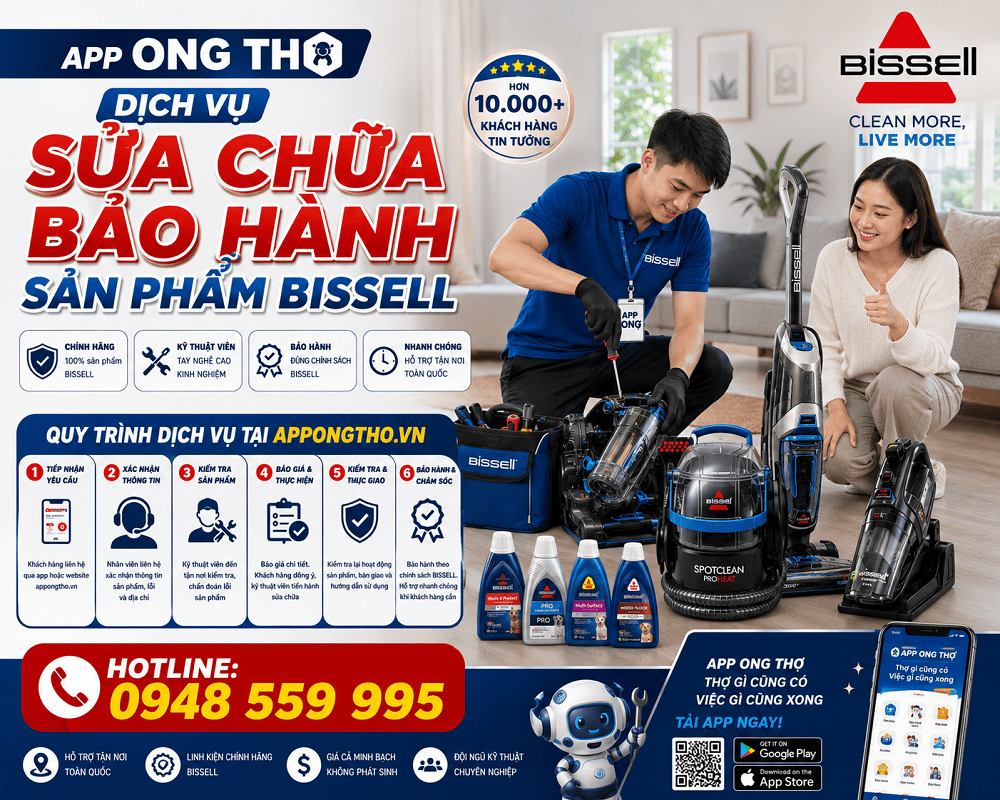 30 Địa Chỉ Sửa Chữa Bảo Hành Bissell Tại Nhà Hà Nội Uy Tín