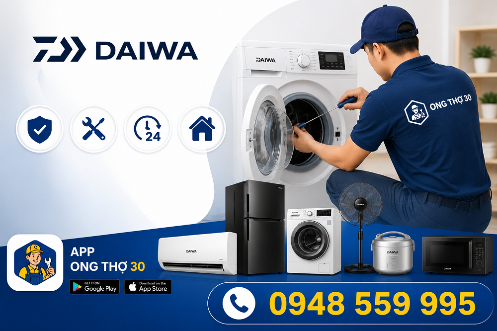 Trung Tâm Sửa Chữa Bảo Hành Daiwa Uy Tín Tại Nhà Hà Nội 24/7