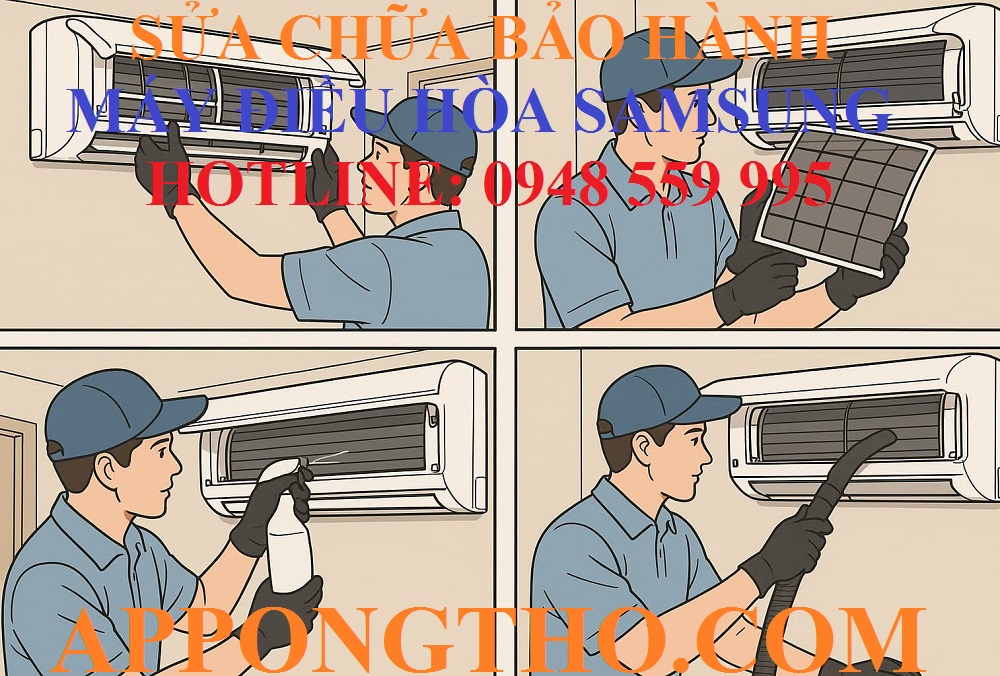 17. Sửa chữa bảo hành điều hòa Samsung tại Ninh Bình – Hà Nam – Nam Định