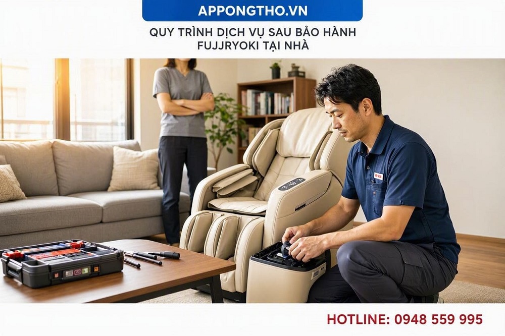 9. Sửa chữa sau bảo hành Fujiiryoki tại Hoàng Mai – Hà Nội