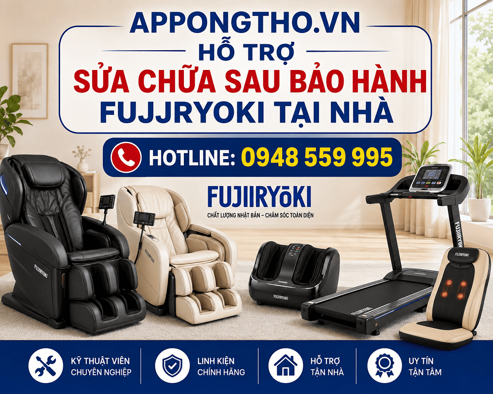4. Sửa chữa sau bảo hành Fujiiryoki tại Hà Đông – Hà Nội
