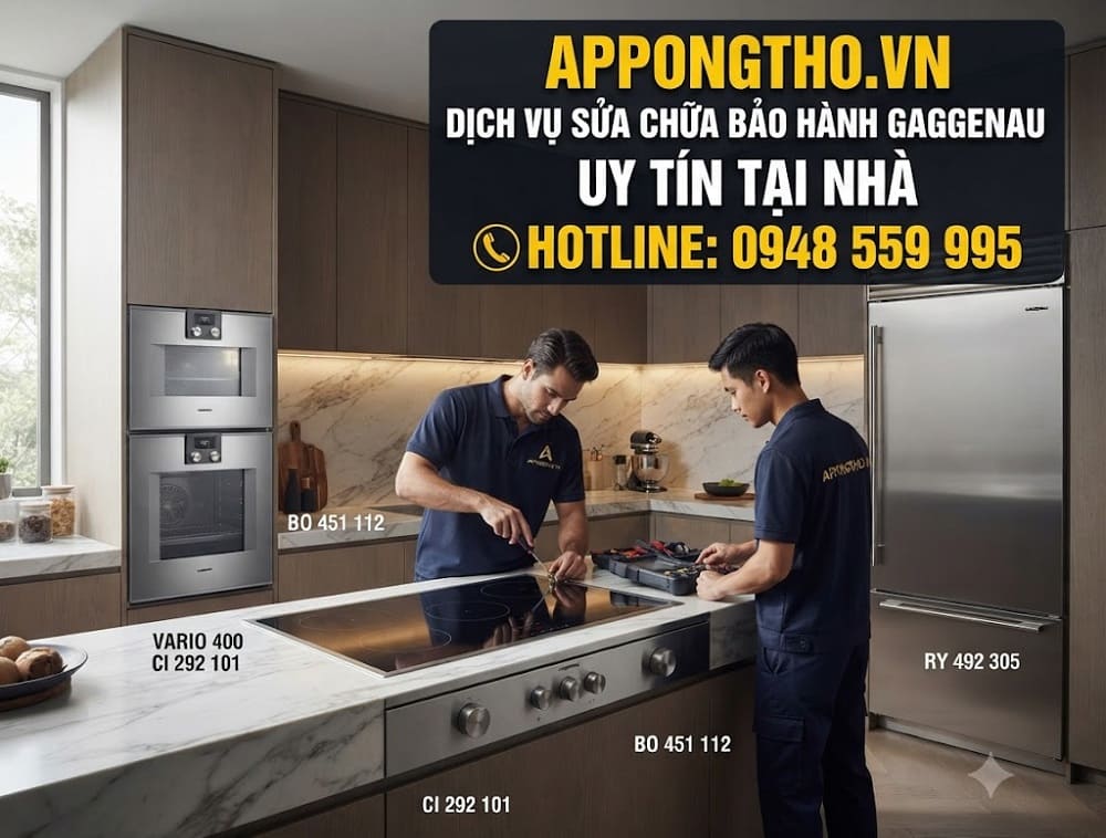 12. Sửa chữa ngoài bảo hành Gaggenau tại Nam Từ Liêm – Hà Nội