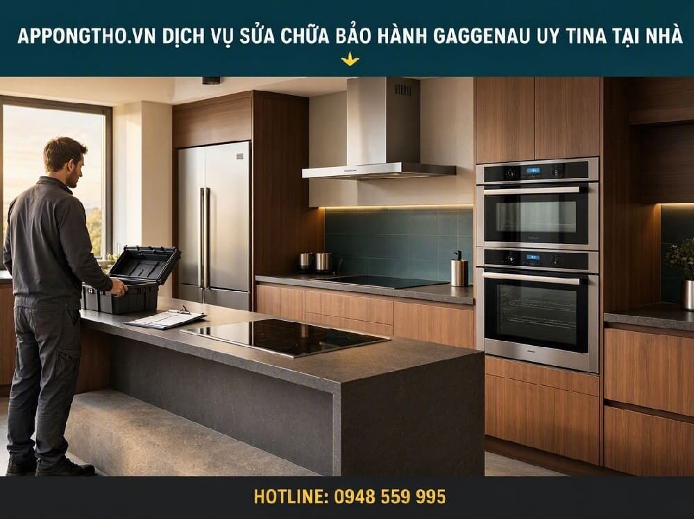 2. Sửa chữa ngoài bảo hành Gaggenau tại Cầu Giấy – Hà Nội