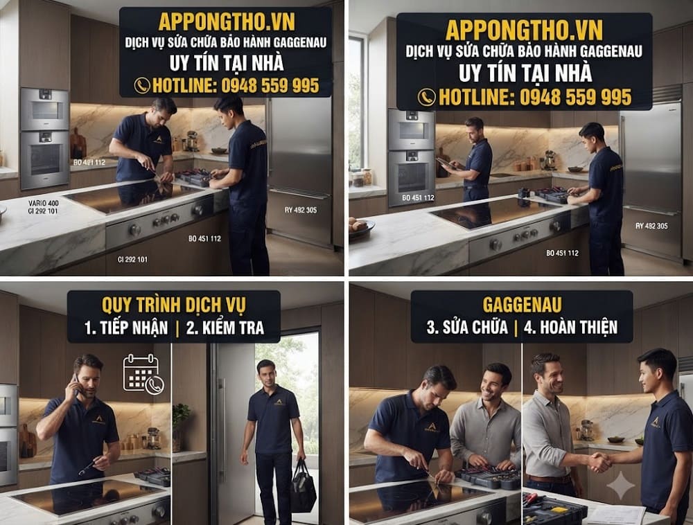 Tầm quan trọng của dịch vụ sửa chữa Gaggenau