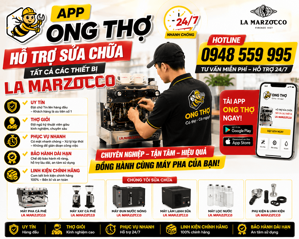 Lợi ích khi tìm đúng thợ sửa các sản phẩm La Marzocco