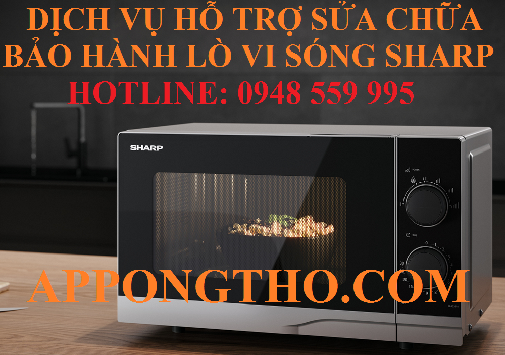 ✅ 11 – Trung tâm sửa chữa lò vi sóng Sharp tại Quận 1 TP.HCM