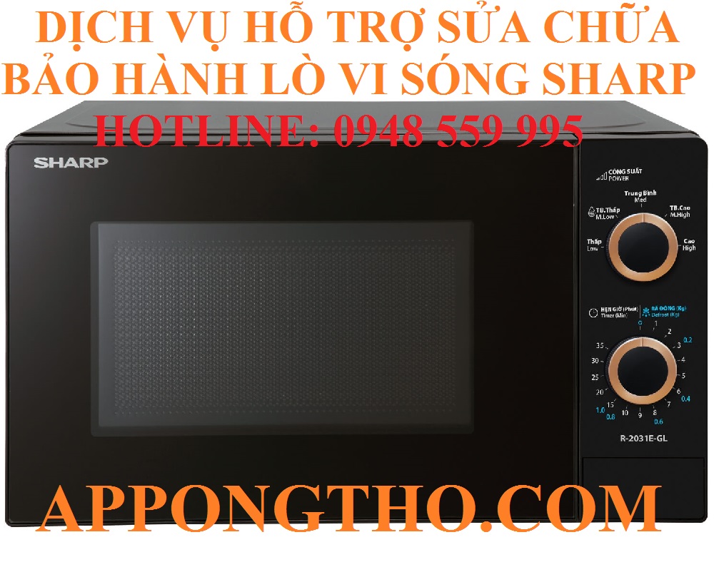 46 Địa chỉ sửa chữa bảo hành lò vi sóng Sharp tại Việt Nam
