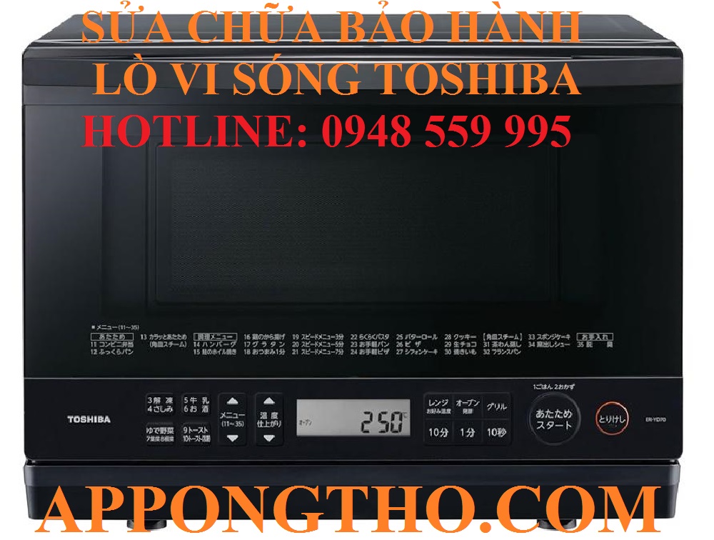 5. Sửa chữa bảo hành lò vi sóng Toshiba tại Hai Bà Trưng, Hà Nội