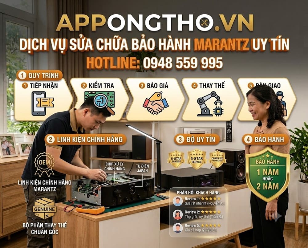 Sửa chữa bảo hành Marantz là gì?