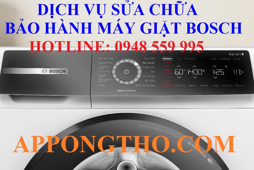 18. Sửa chữa bảo hành máy giặt Bosch tại Thái Nguyên – Bắc Kạn