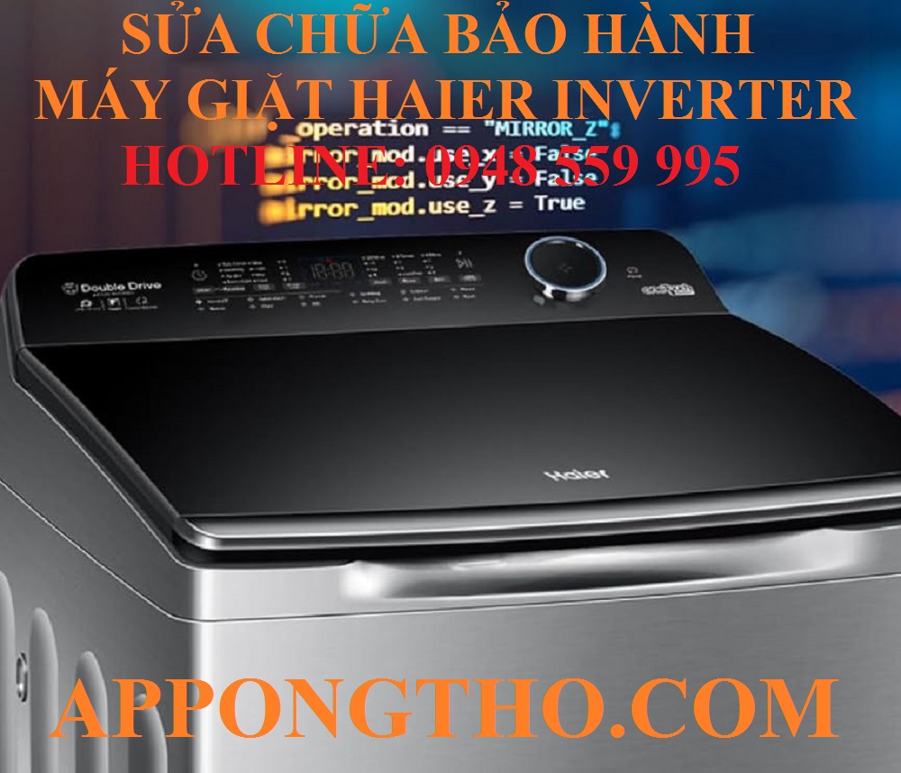 #6 – Sửa chữa máy giặt Haier tại Hoàng Mai, Hà Nội