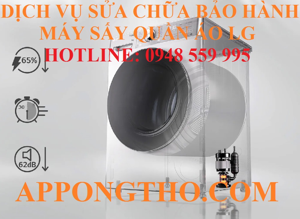 46 Địa chỉ sửa chữa sau bảo hành máy sấy quần áo LG tại Việt Nam