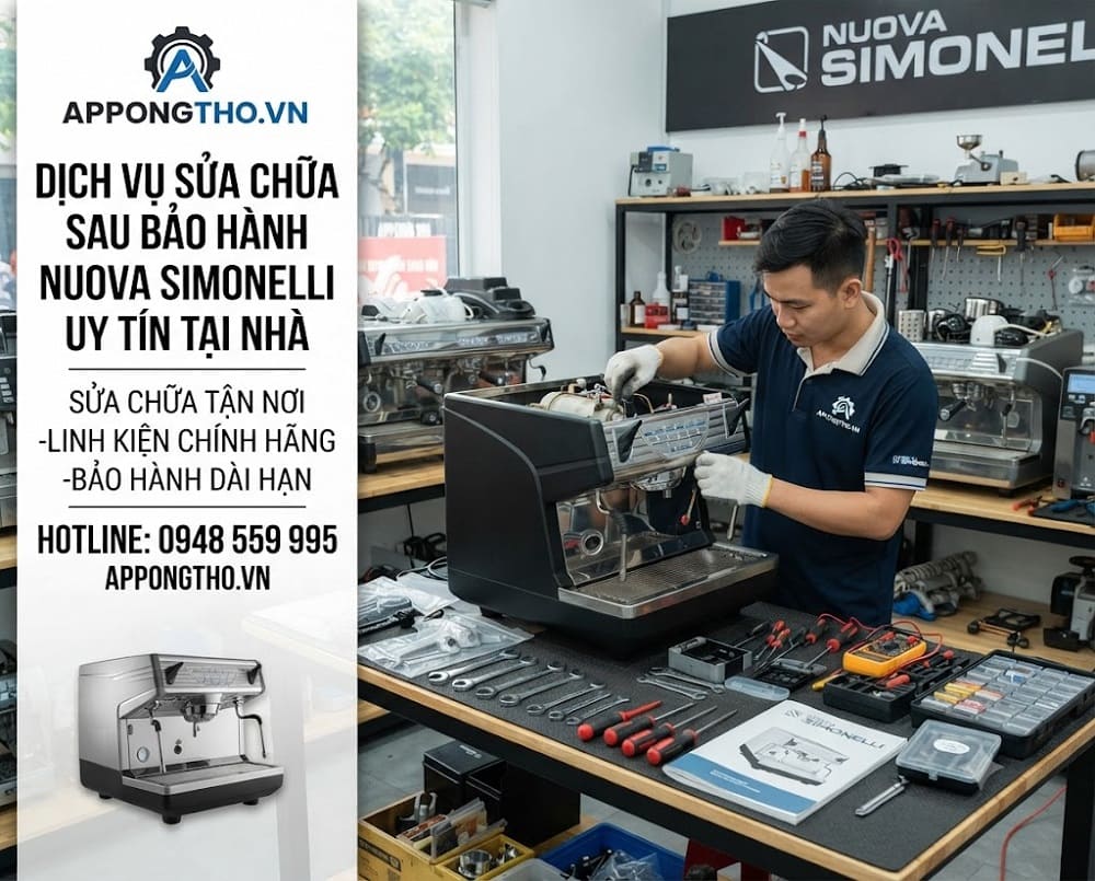 5 Cách tìm thợ sửa chữa bảo hành Nuova Simonelli gần nhà