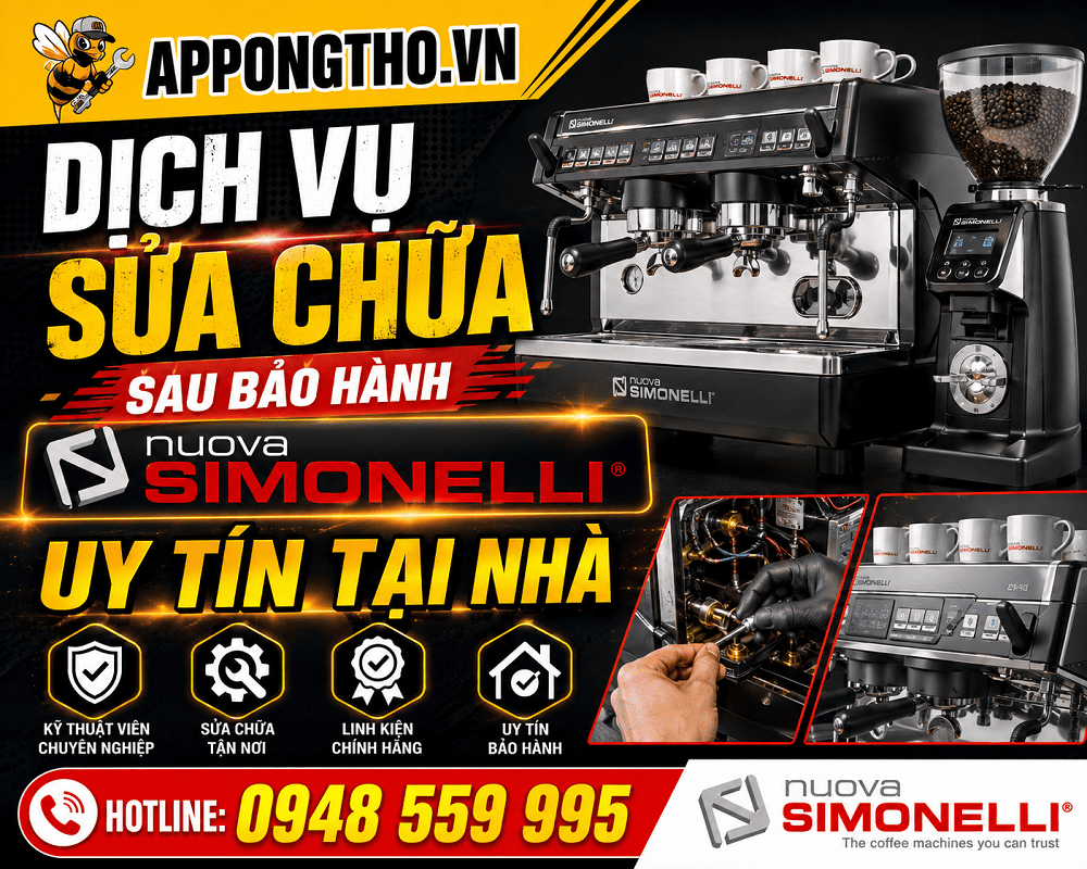 Điều khoản hỗ trợ sửa chữa bảo hành Nuova Simonelli