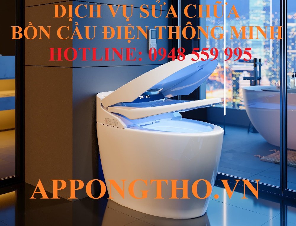 2. Sửa bồn cầu điện tử thông minh tại Cầu Giấy - Hà Nội