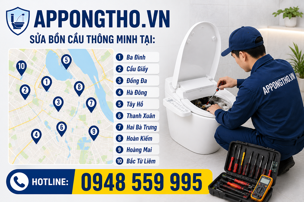 Tầm quan trọng từ các dịch vụ sửa bồn cầu thông minh