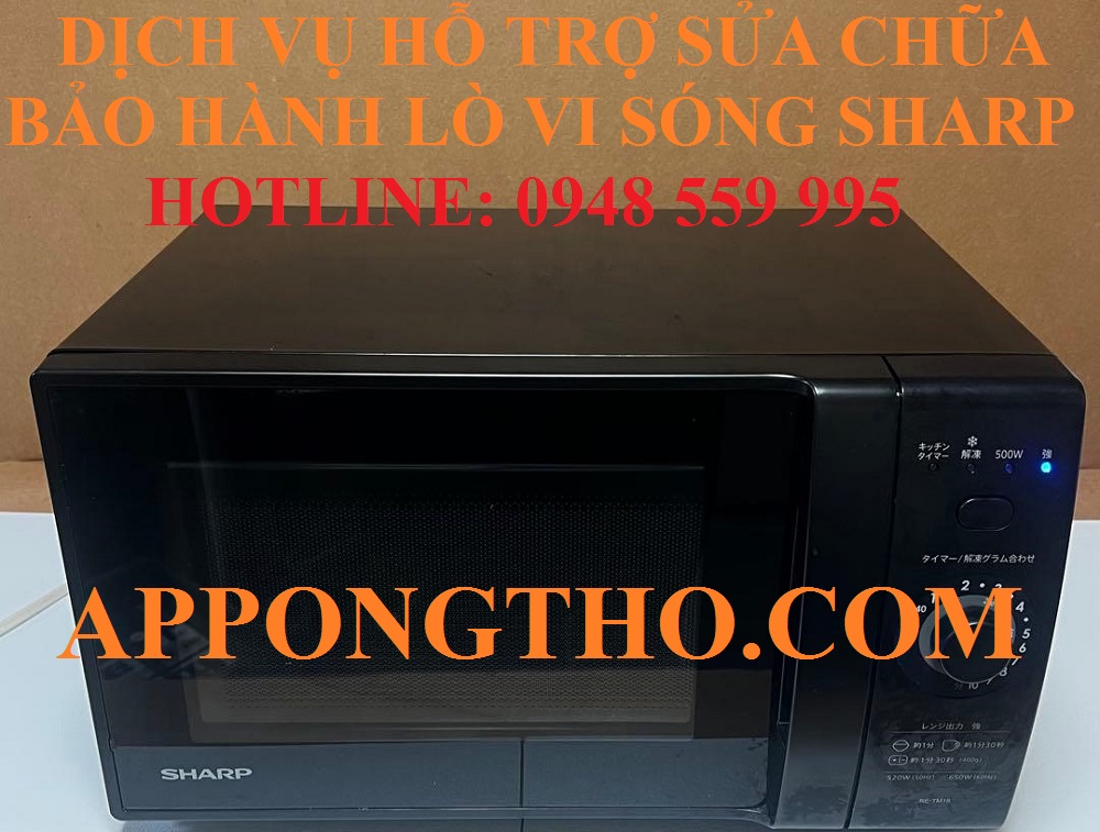 5 Lợi ích khi tìm đúng thợ sửa chữa bảo hành lò vi sóng Sharp