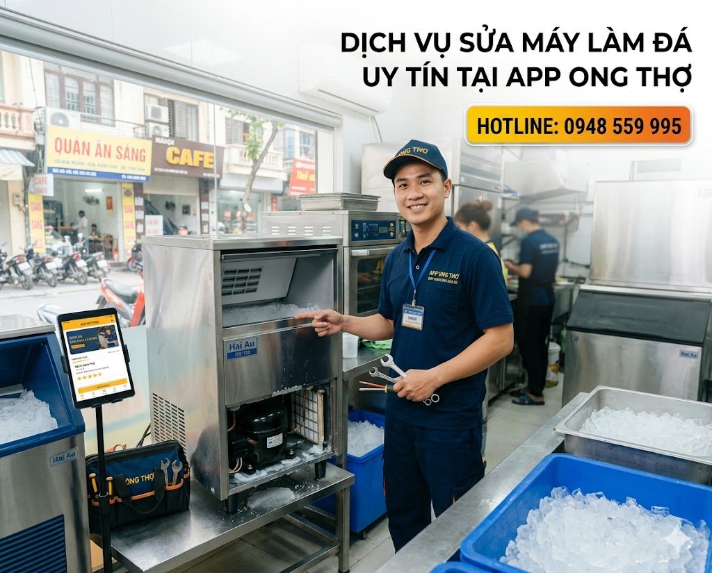 11. Trung tâm sửa máy làm đá tại Long Biên – Hà Nội