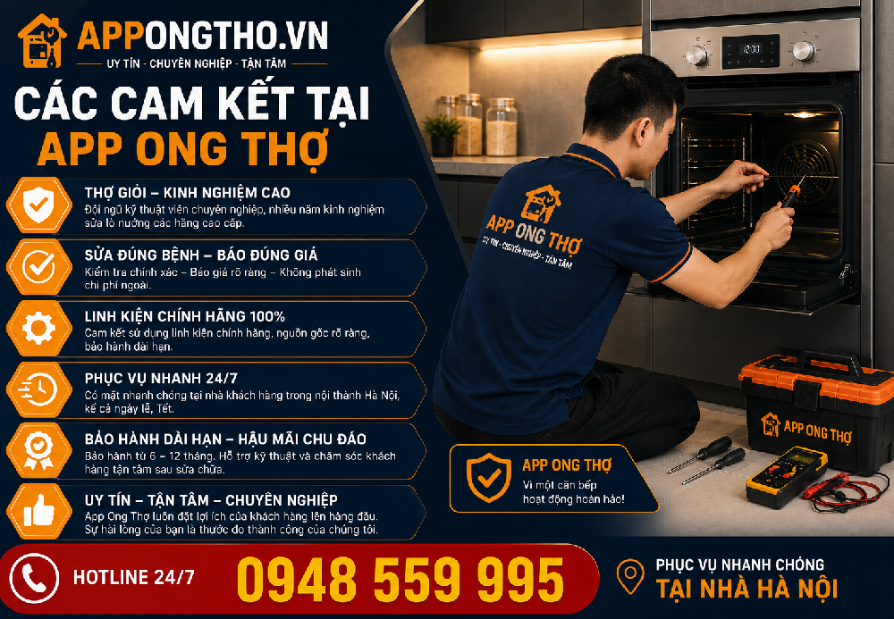 Bảo hành sửa chữa lò nướng là gì?