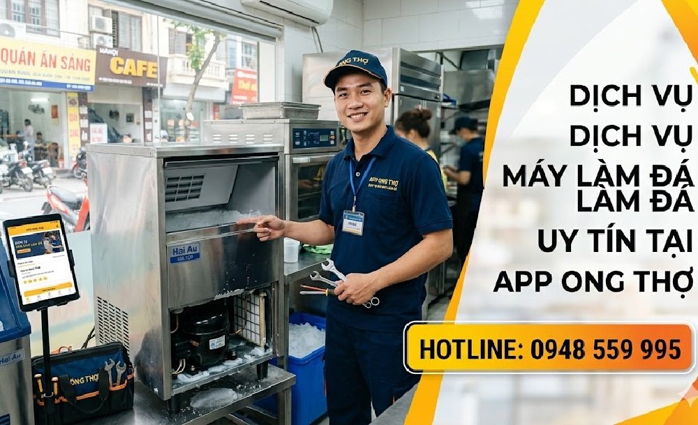 30 Địa chỉ sửa máy làm đá tại nhà Hà Nội uy tín