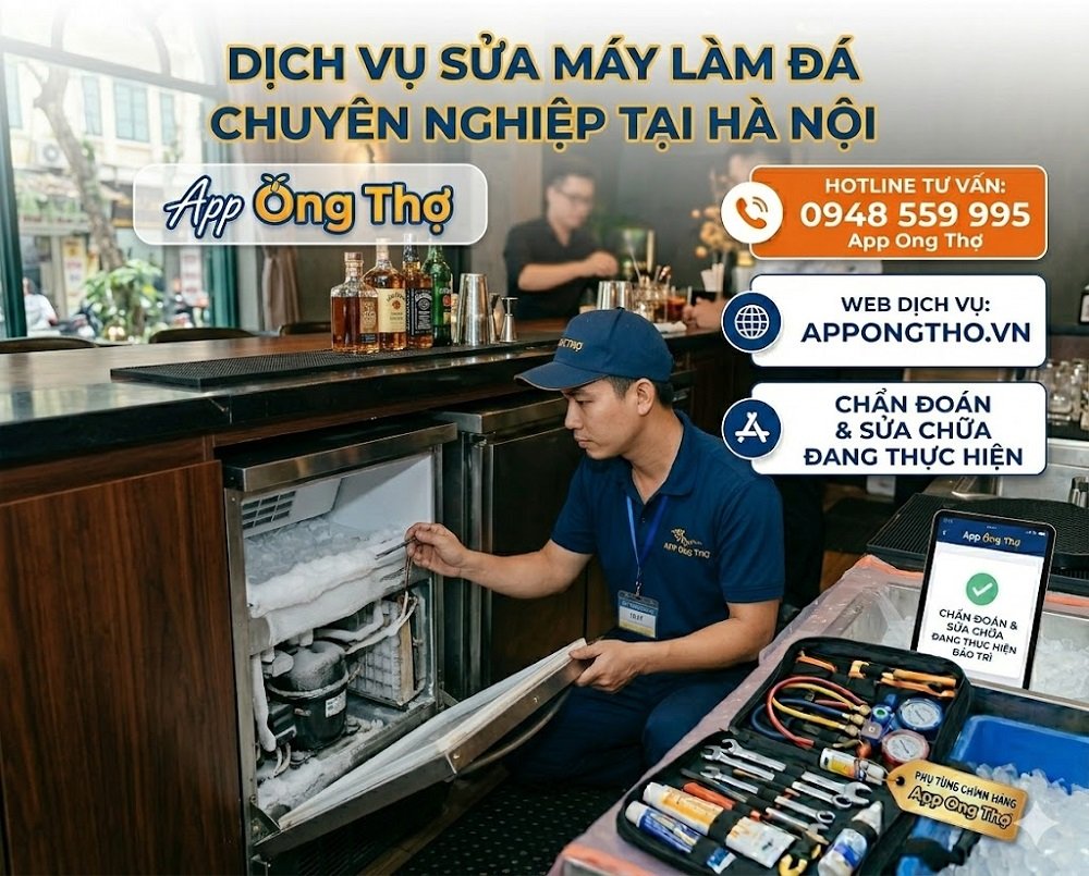 8 Dấu hiệu máy làm đá cần gọi thợ sớm