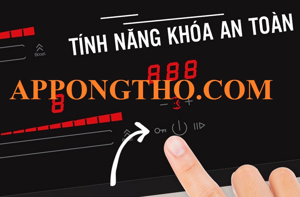 Cách khóa bếp từ đúng cách