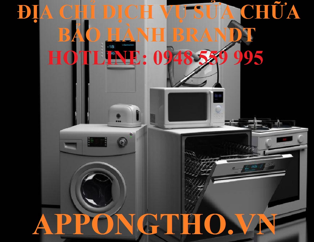 Các thiết bị – sản phẩm chính của Brandt được bảo hành