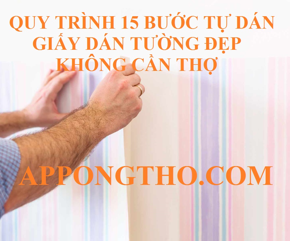 Chuẩn bị các dụng cụ để dán cần thiết