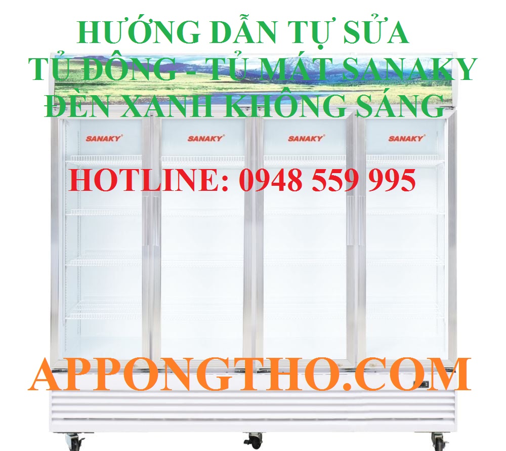 FAQ Hỏi đáp về đèn xanh trên tủ mát, tủ đông Sanaky