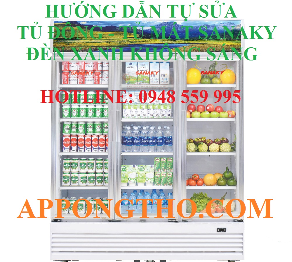 6 Nguyên Nhân Tủ Mát, Tủ Đông Sanaky Đèn Xanh Không Sáng
