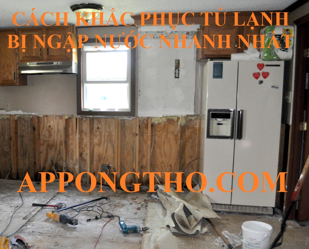 Cách phòng tránh tủ lạnh bị ngập nước