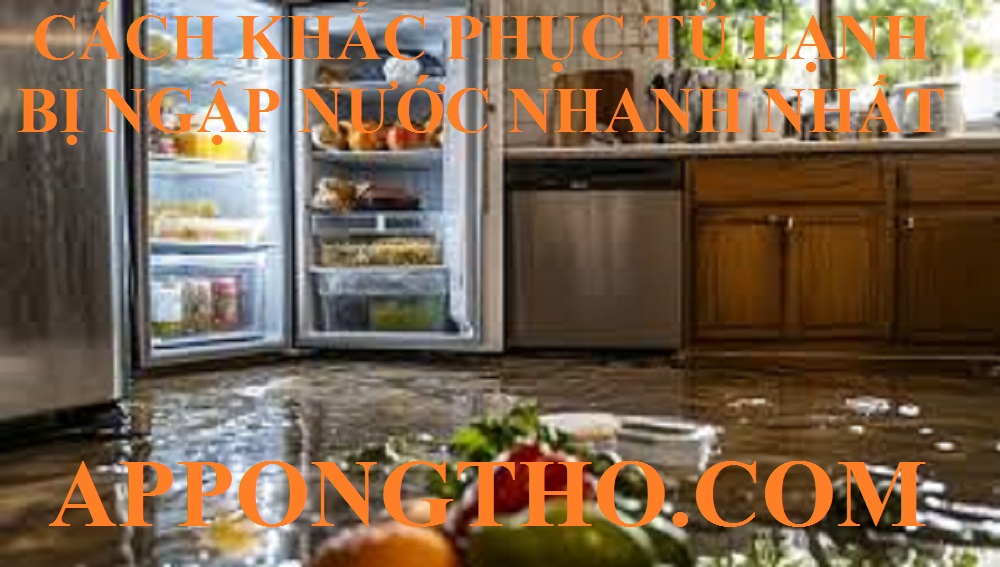 15 Cách xử lý tủ lạnh bị ngập úng nước an toàn