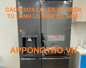Cùng Sửa Lỗi ER-SB Trên Tủ Lạnh LG Side By Side Với Chuyên Gia