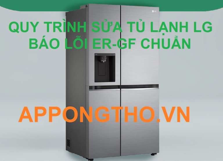 Cách Tự Sửa Lỗi ER-GF Trên Tủ Lạnh LG Side By Side Inverter