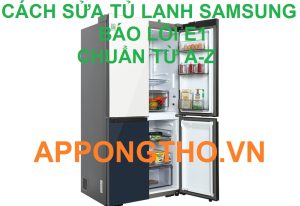 Tự Sửa Tủ Lạnh Samsung Báo Lỗi E1 Cùng App Ong Thợ