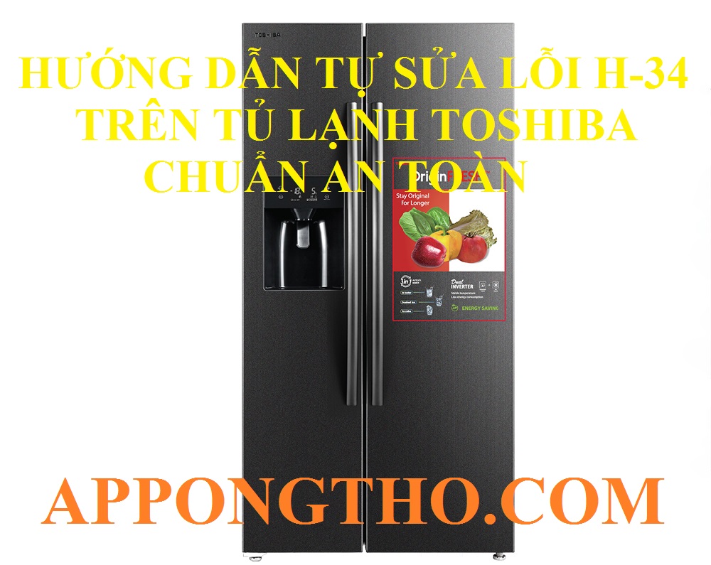 Lỗi H-34 trên tủ lạnh Toshiba là gì?