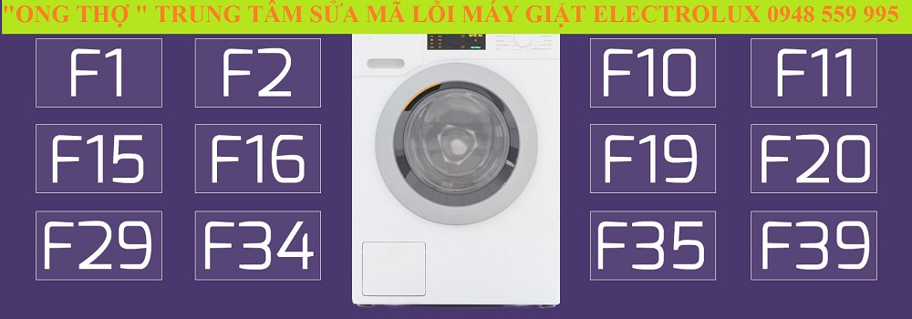 Mã Lỗi Máy Giặt Electrolux Chuẩn Bệnh 100% Từ A-Z