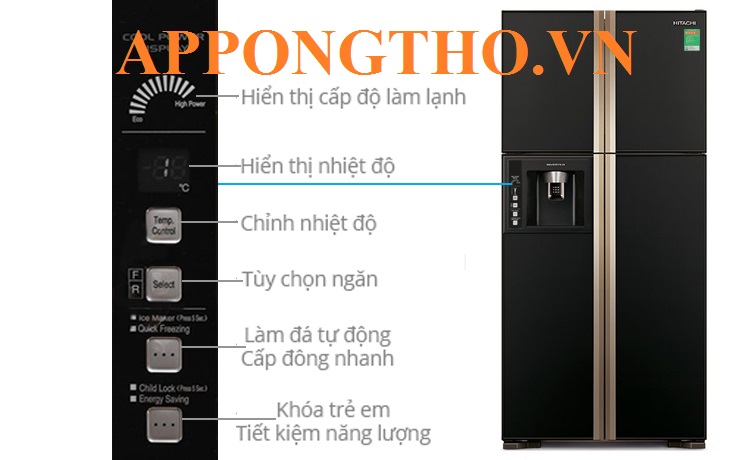 Chỉnh Nhiệt Độ Tủ Lạnh Hitachi Hai Cánh Chuẩn Nhất