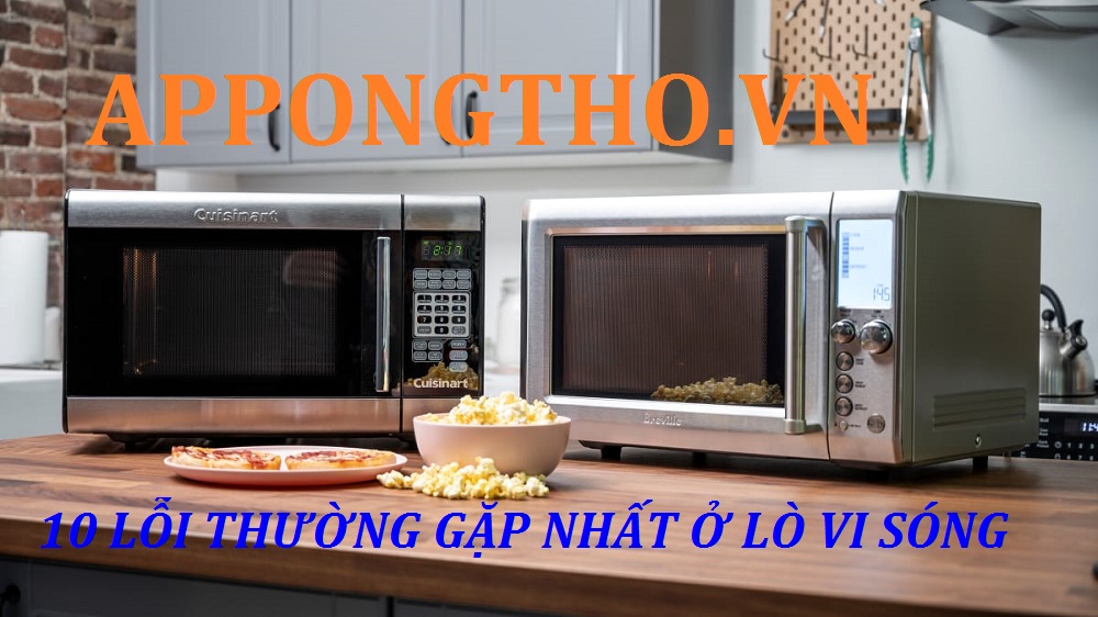 Bệnh Lò Vi Sóng 10 Lỗi Thường Gặp Nhất ở Người Dùng